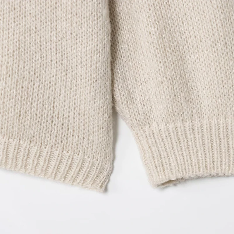 المرأة عادية خمر تريكو مفتوحة بلاكيت الخفافيش كم فضفاضة تناسب محبوك سترة المرأة الخريف طبقات وملابس منزلية غير رسمية #6