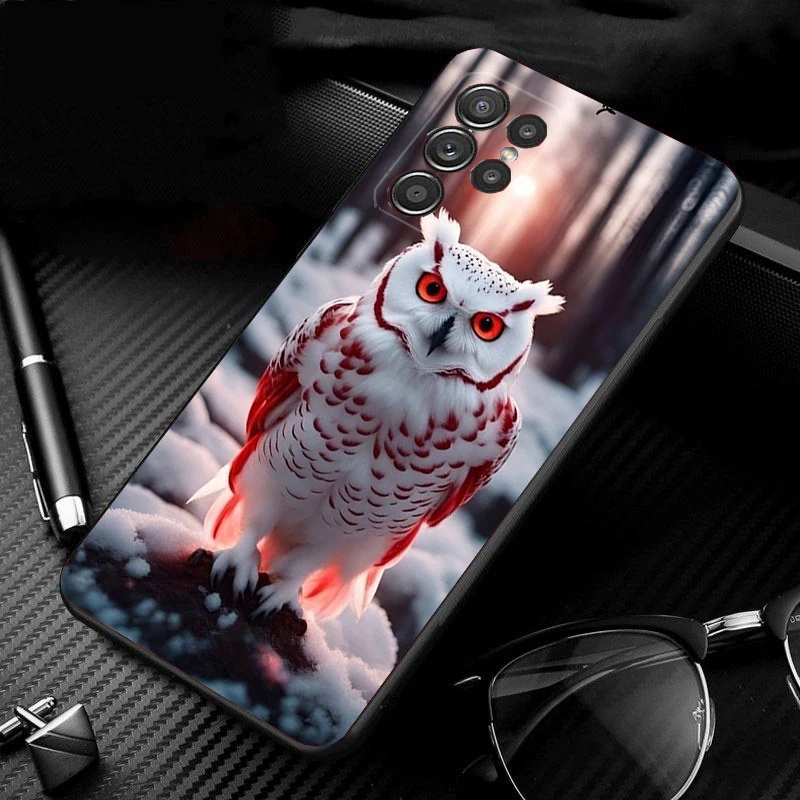 

Phone Case For Samsung Galaxy S25 S24 S23 S22 S21 Ultra S24 S23 S22 S21 S25 Plus S24 S20 FE Owl