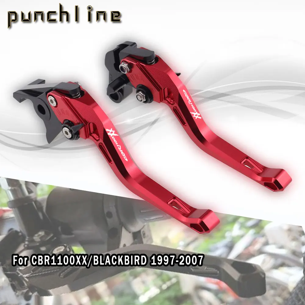 

Fit For CBR1100XX/BLACKBIRD 1997-2007 Short Brake Clutch Levers CBR1100 XX Motorcycle CNC Accessories Adjustable Handle Set