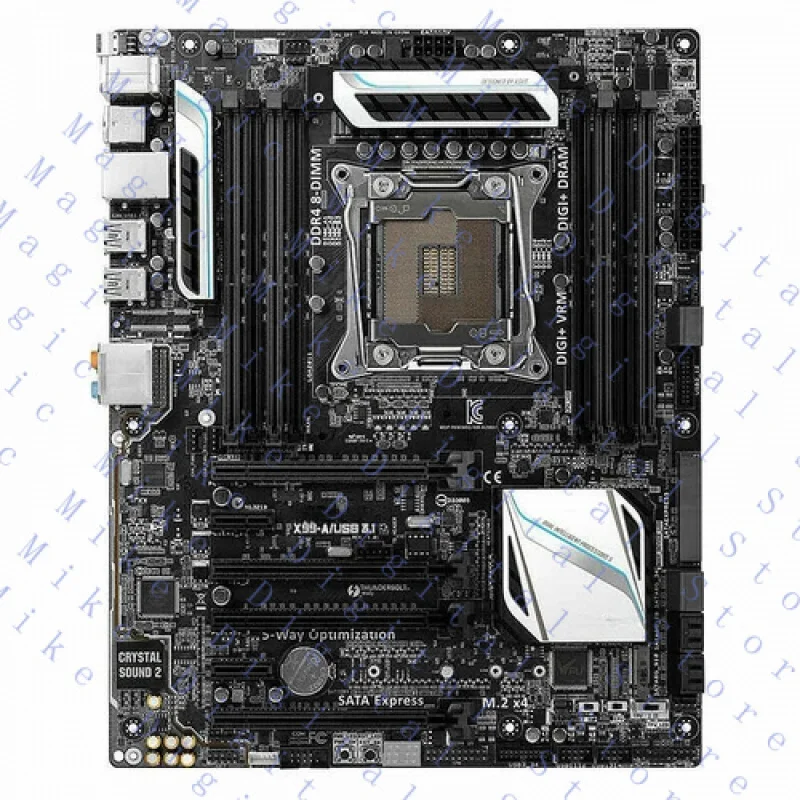 UU  FOR ASUS X99-A/USB3.1 LGA 2011-V3 DDR4 Intel X99 SATA 3.0 USB 3.1 ATX Motherboard