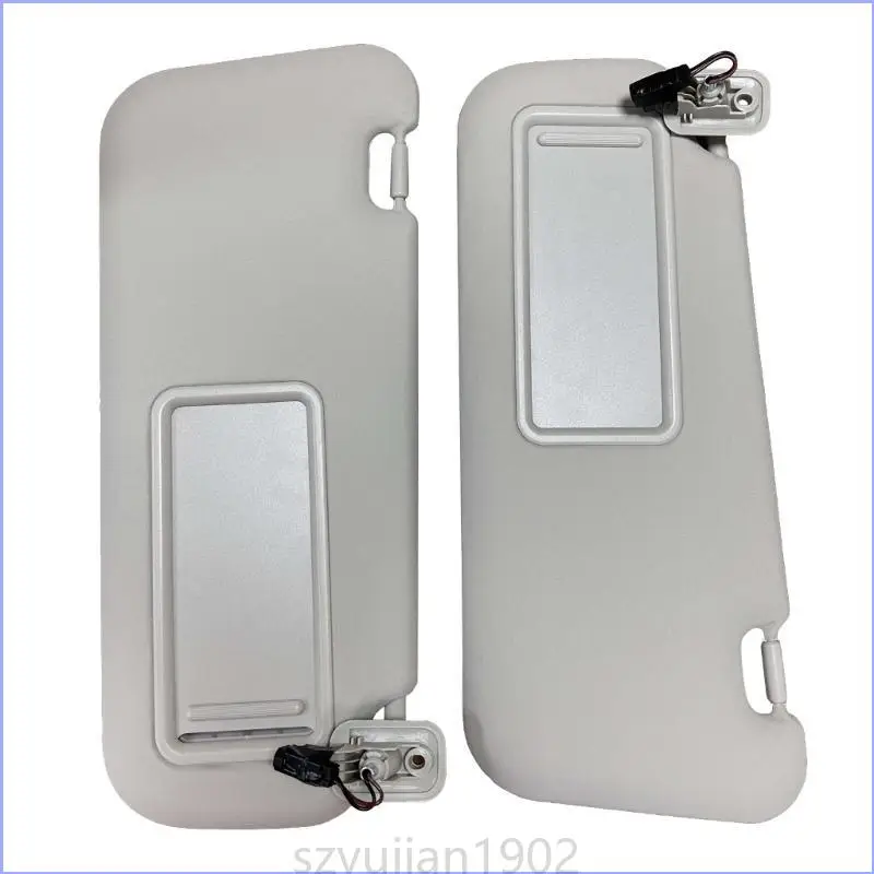

124B Left Right Side Sun Visors for 2010-2013 Hatchback Car Interior Sun Visor Replace BBM2-69-320C-75 Auto Parts with Light