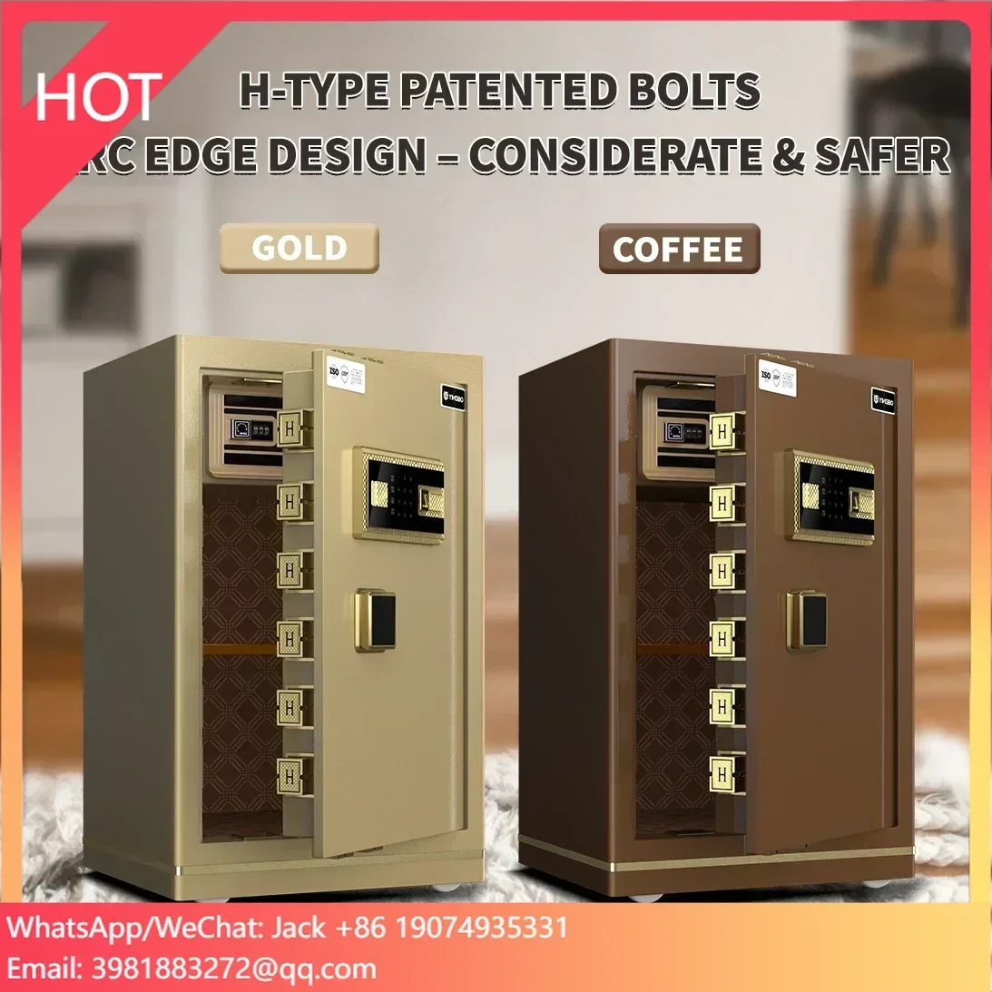 household smart large safe box luxury safe home safe box