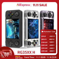 ANBERNIC RG35XX H Handheld Game Console 3.5-inch IPS Screen Linux H700 Retro Video Games Player 3300mAh 64G 5528 Classic Games