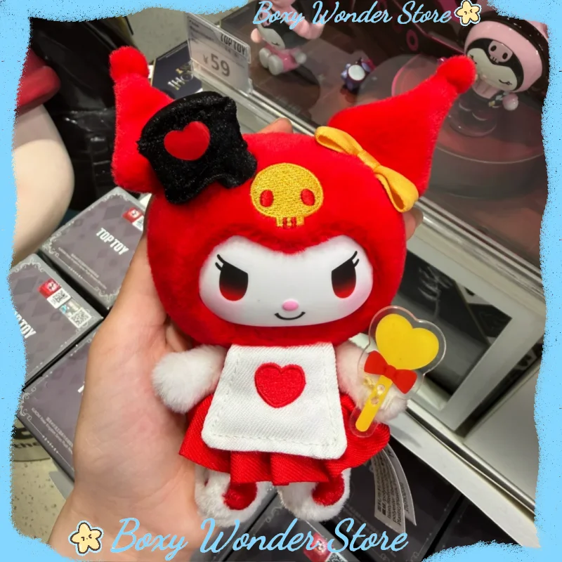 

Authentic Sanrio Kuromi Poker Kingdom Series Plush Blind Box Collectible Doll Cute Bag Pendant Desktop Ornament Kawaii Gift