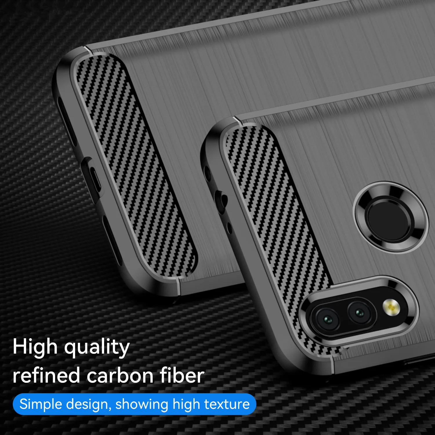 For Xiaomi Redmi Y3 Y2 S2 A1 Case Cover for redmi a1 plus Silicone Carbon Fiber Phone Case For Xiomi Redmi A1+