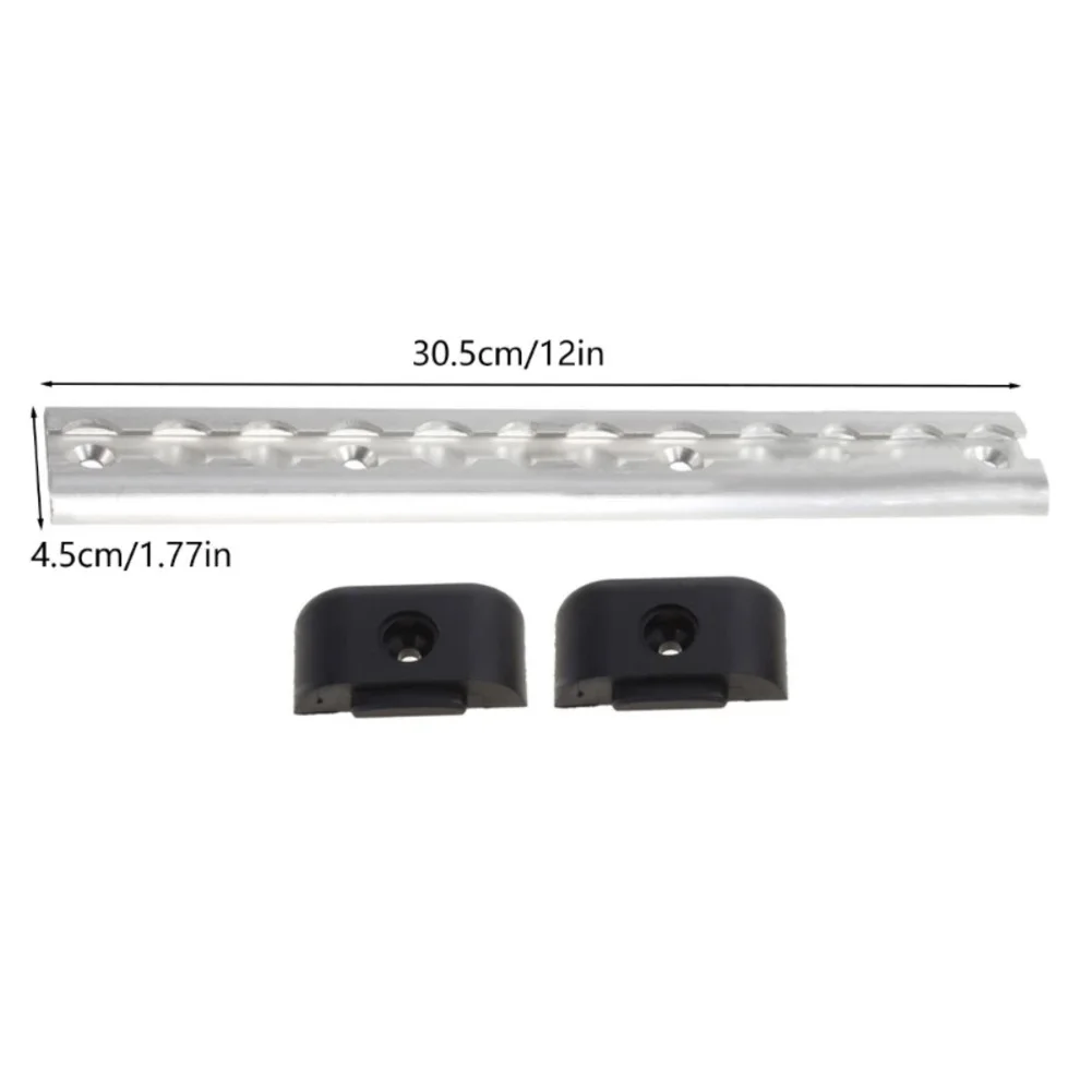 

30 см грузовая крепежная рейка, одинарный болт, анкер, быстроразъемное кольцо, пружинный болт для крепления багажа на колесах, направляющая