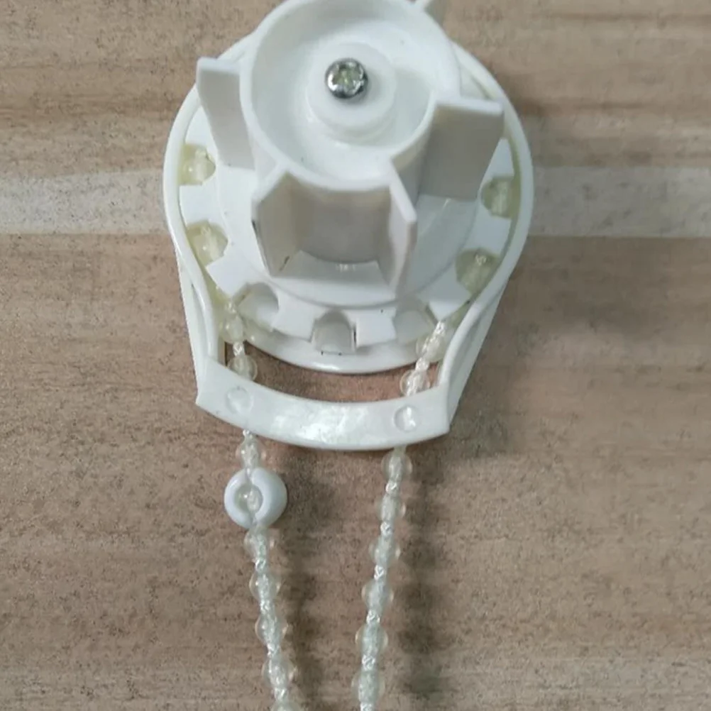 12 قطعة الظل الأسطوانة سلسلة من الخرز سدادات البلاستيك الشفاف تجعيد توقف نافذة سلسلة الموضعين استبدال الملحقات للرأسي