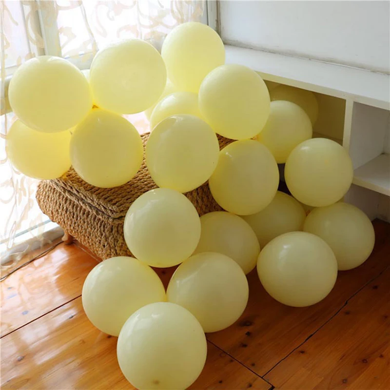 

New Macaron Colored Candy Balloons Children's Toy House Decoration Birthday Wedding Balloon Helium Balloons Baby Shower Balloons