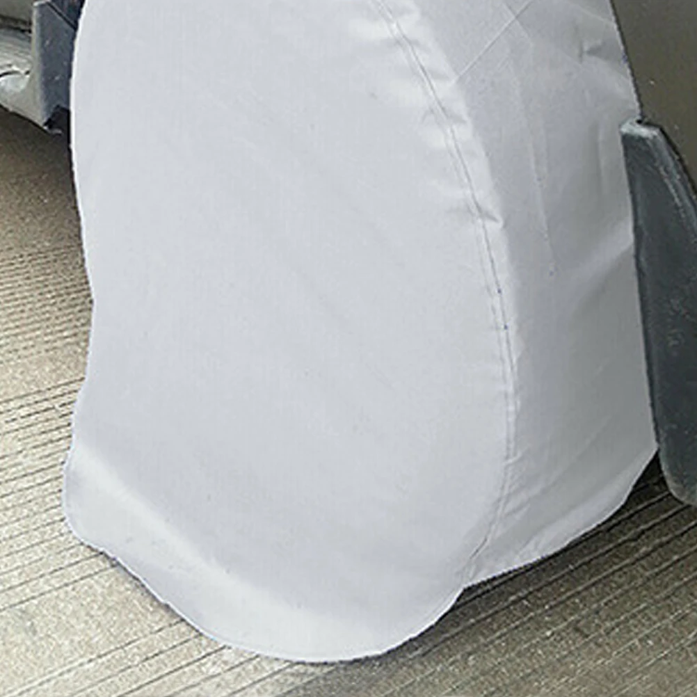 4 قطع من أغطية إطارات Rv من قماش أكسفورد لحماية العجلات العالمية لملحقات حماية من الأشعة فوق البنفسجية لمقطورة الشاحنة