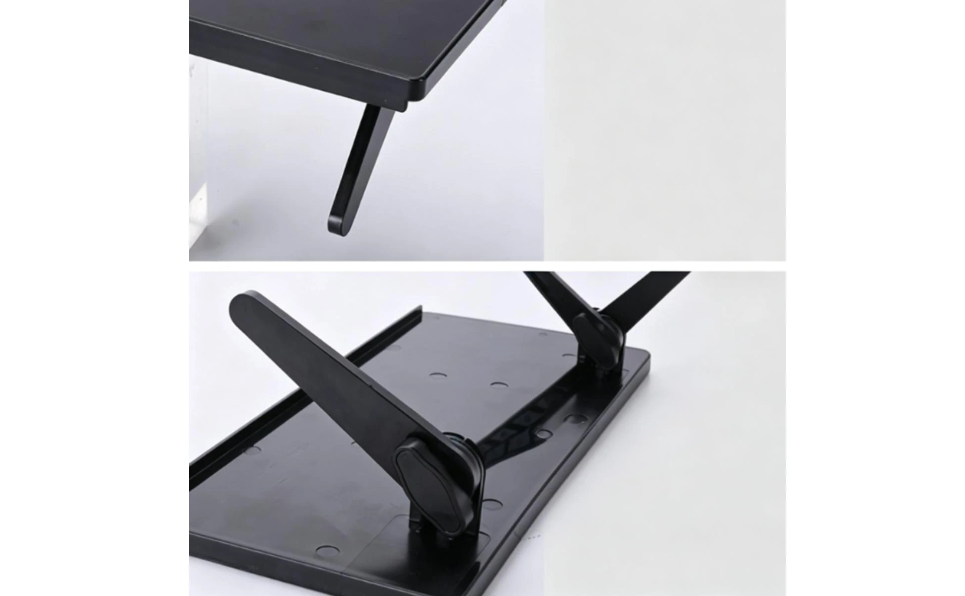 Monitor Top Shelf Raised Edges Screen Top Tray Computer Monitor Shelf Even Surface Desktop Organizer Stand Black