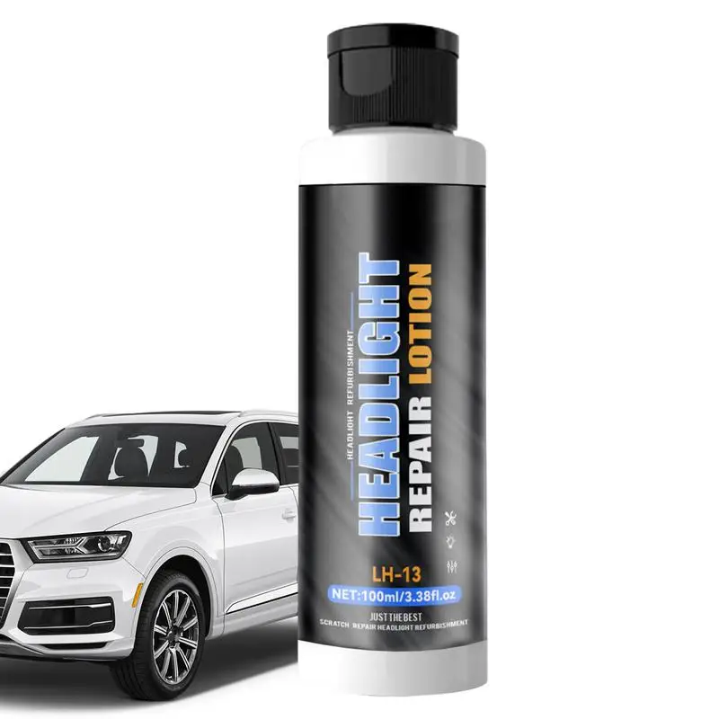 Headlight Restorer Cleaner Liquid Repair Agent Headlight Refurbishment Renewal Powerful Protective Automotive Lights Restorer