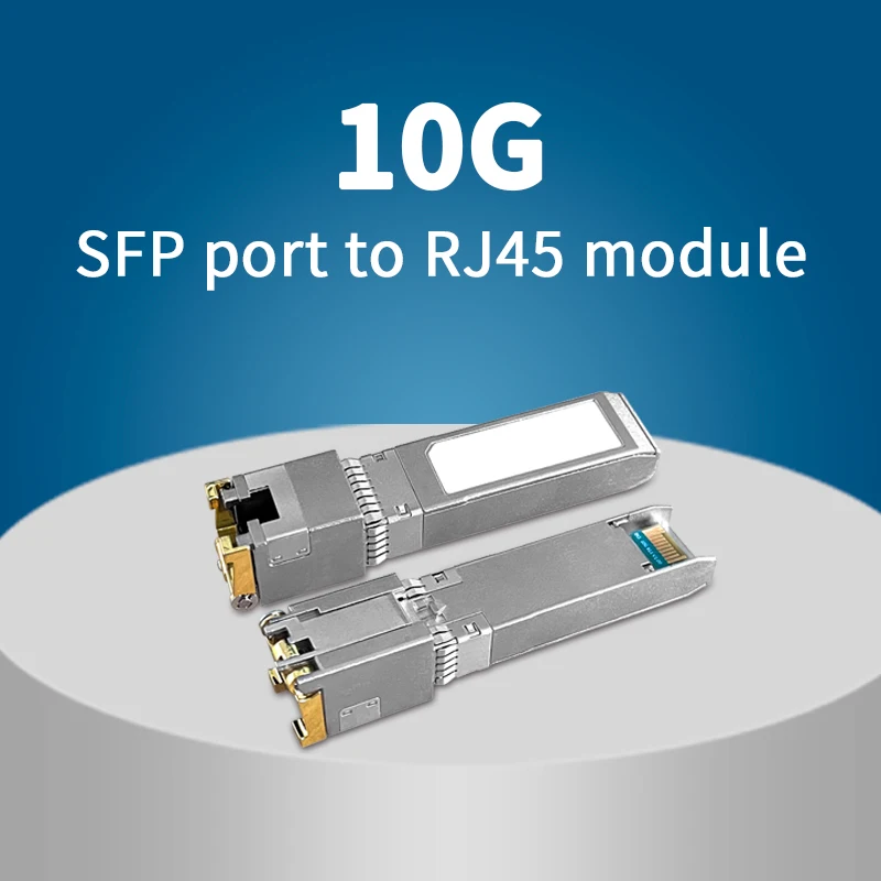 Módulo de fibra óptica de 1G, 2,5G, 10G, SFP a RJ45 o 10G, SFP + Duplex, LC, SC, Dural, 10Km, 20Km, 1310nm, totalmente Compatible