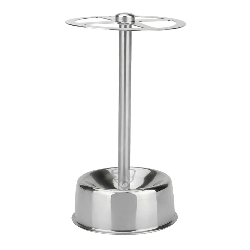 

Stainless Steel Multi-Functional Toothbrush Organizer Pen Divided Stand Desktop Bathroom Rack Compact Modern Design