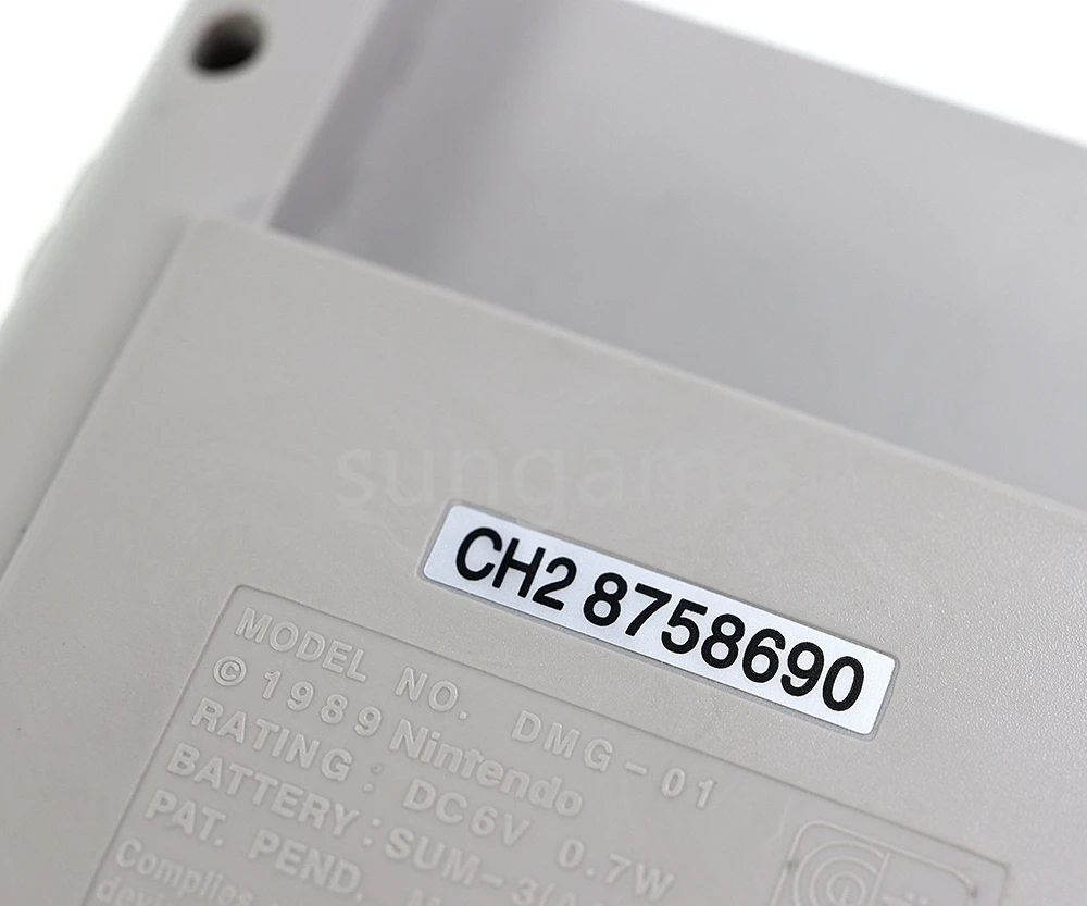 10pcs Enclosure Shell Serial Number Sticker Nameplate Back Label For Nintendo GB GBC GBP Universal