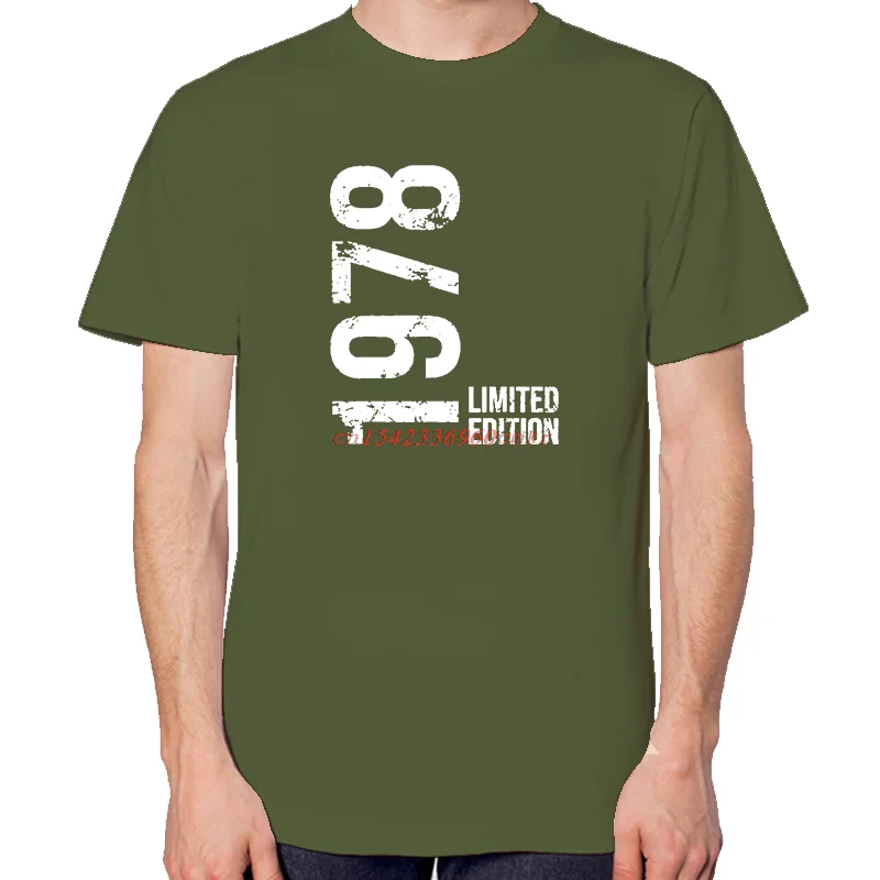

Fashion Cotton New Shirts And T-Shirts Vintage Born In 1978 T-Shirt Birthday Gifts Graphic T Shirts Summer Unisex Print T Shirt