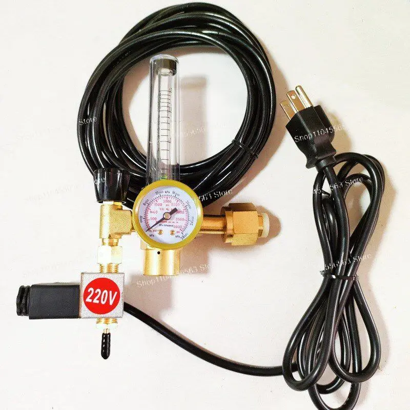 Cross-border 36V220V Carbon Dioxide Pressure C Meter Plant Hydroponics with Gas Meter CO2 Pressure Reducer