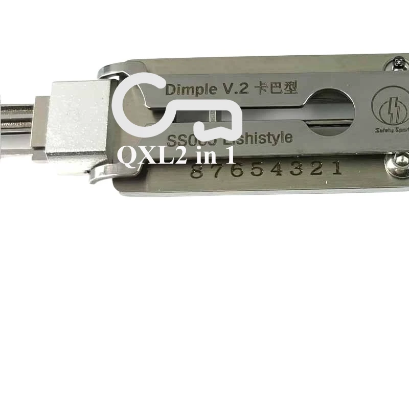 

1PCS Locksmith LiShi 2 in 1 SS005 Dimple KABA Type Style Lock 2 in 1 Civil House Ganzua Tools Master Key Kit Tool Full Set