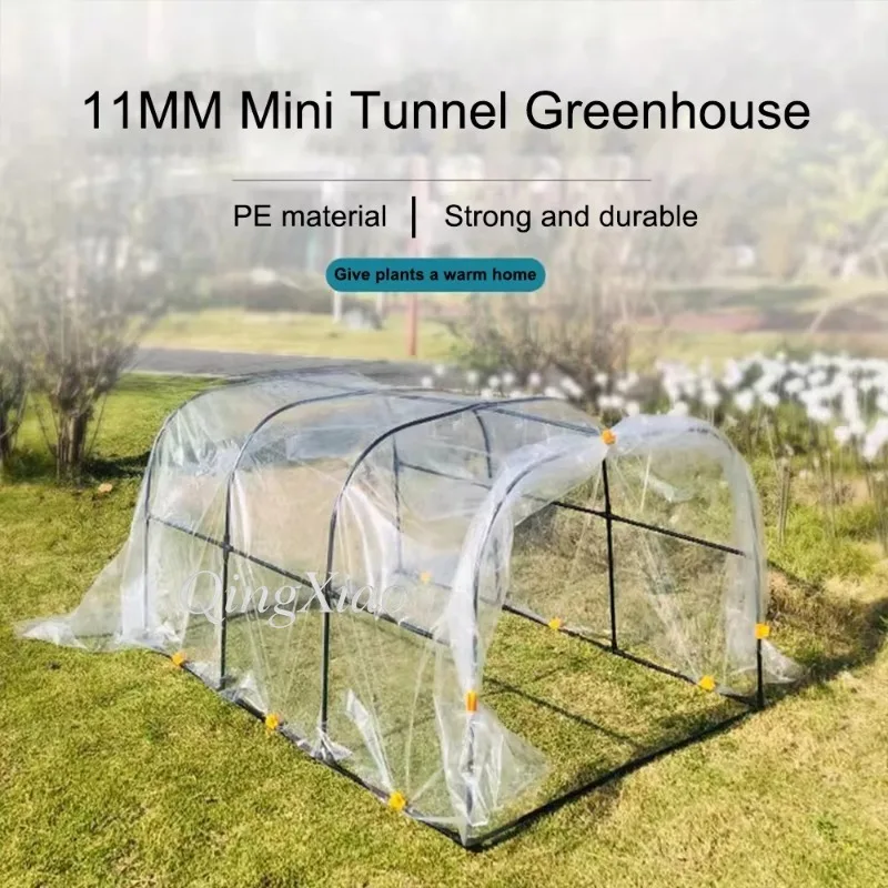 Arched Mini Greenhouse Plant Warm House Winter Garden Tent for Outdoor Backyard Balcony Patio Flower Vegetable, for Succulents