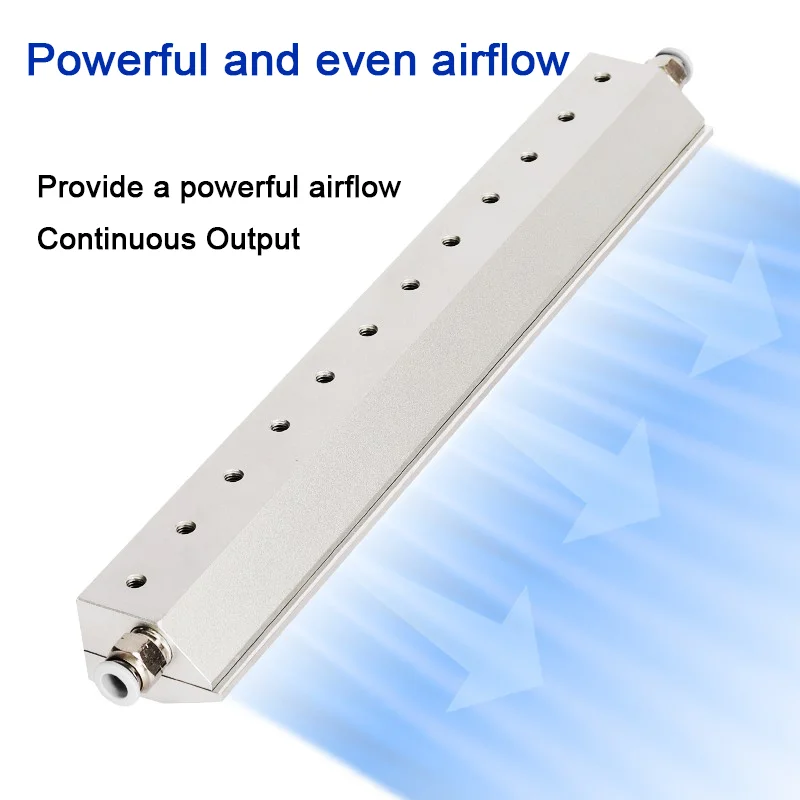 30-2100mm Industrial Blower-powered Air Knife Nozzle,  Knife, Super  Knife, Compressed Air Knife Aluminum Alloy  Knife