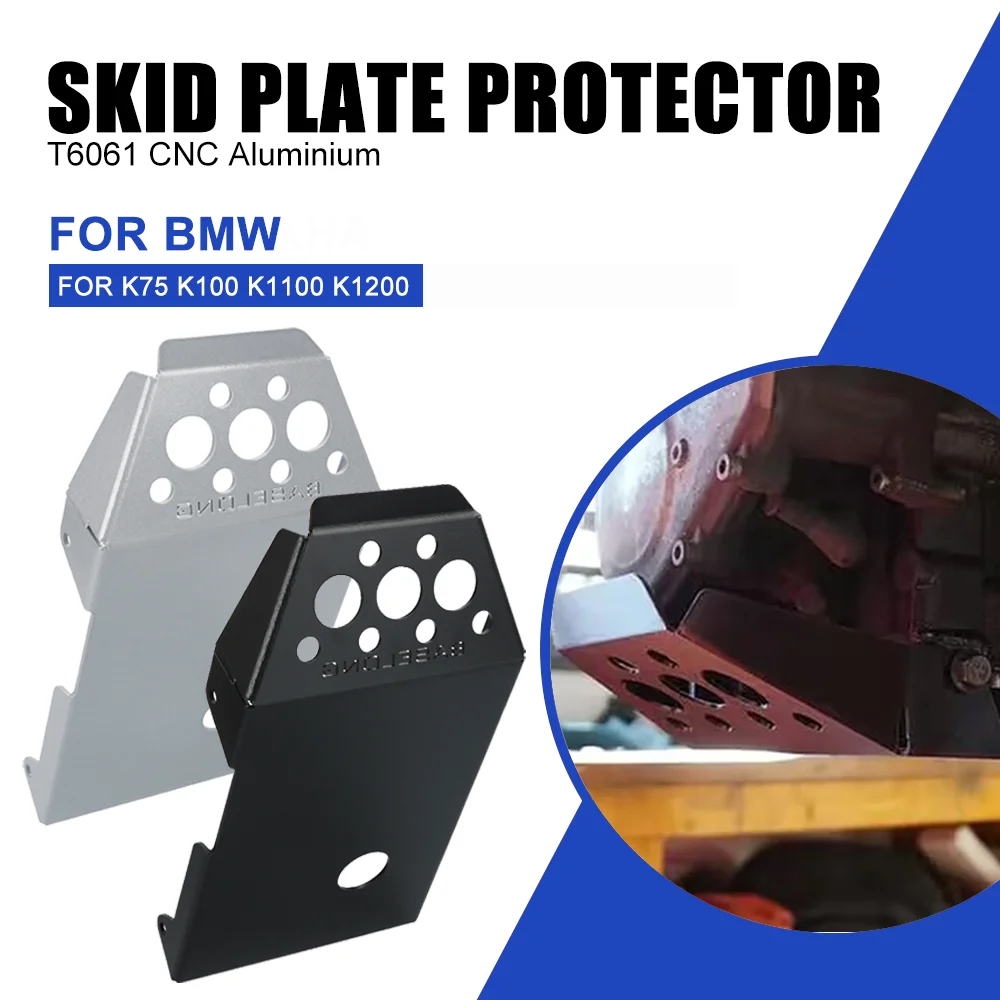 

Motorcycle Under Engine Base Chassis Guard Skid Plate Belly Pan Protector Cover For BMW K75 K100 K1100 K1200 K75 100 1100 1200