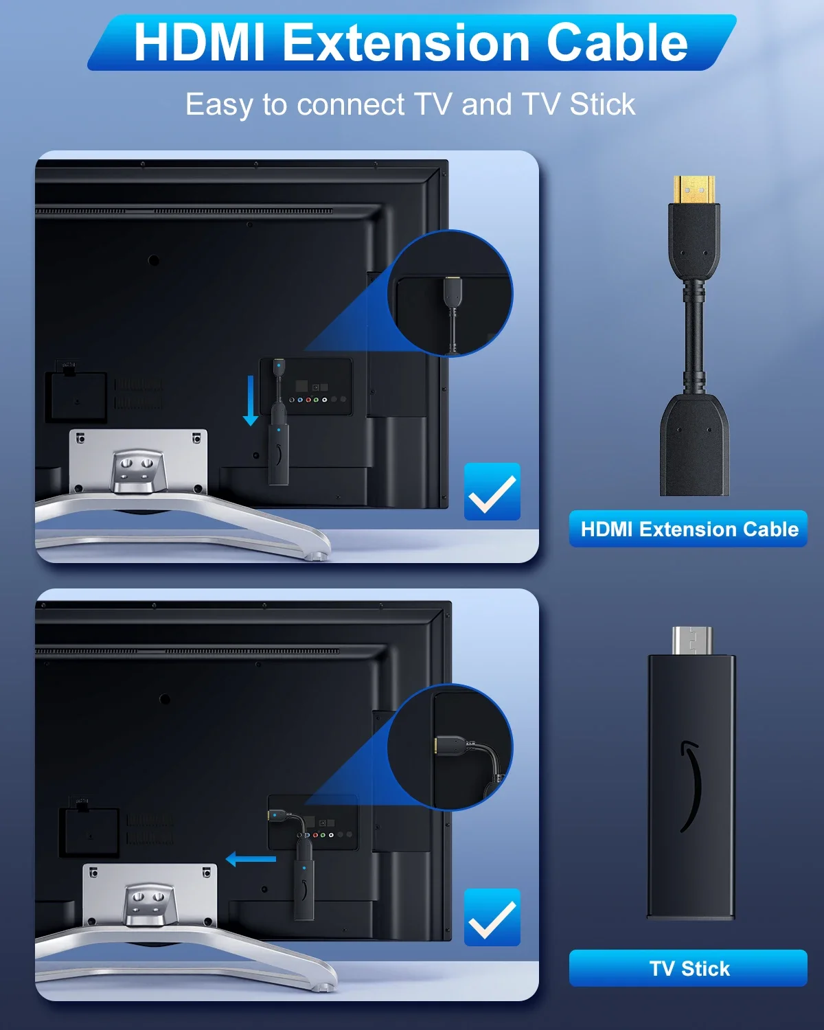 ELECTOP Ethernet-adapter voor Fire TV Stick, Micro USB naar RJ45 Ethernet-adapter compatibel met Fire TV Stick 2/3/4K/4K Max