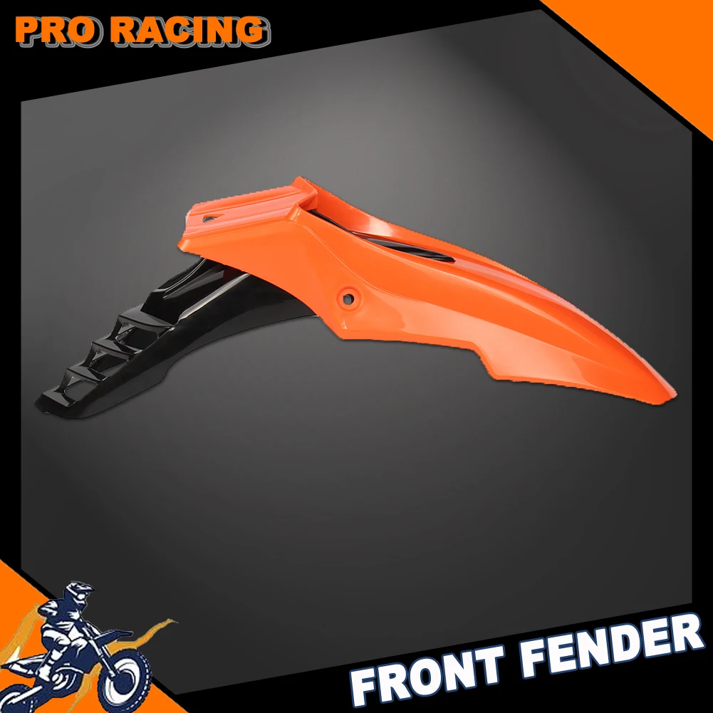 Front Fender Universal Mud Guard Supermoto Motocross Dirt Pit Bike Plastic Splash Motorcycle Fender Mudguard EXC WRF DRZ RMZ CR