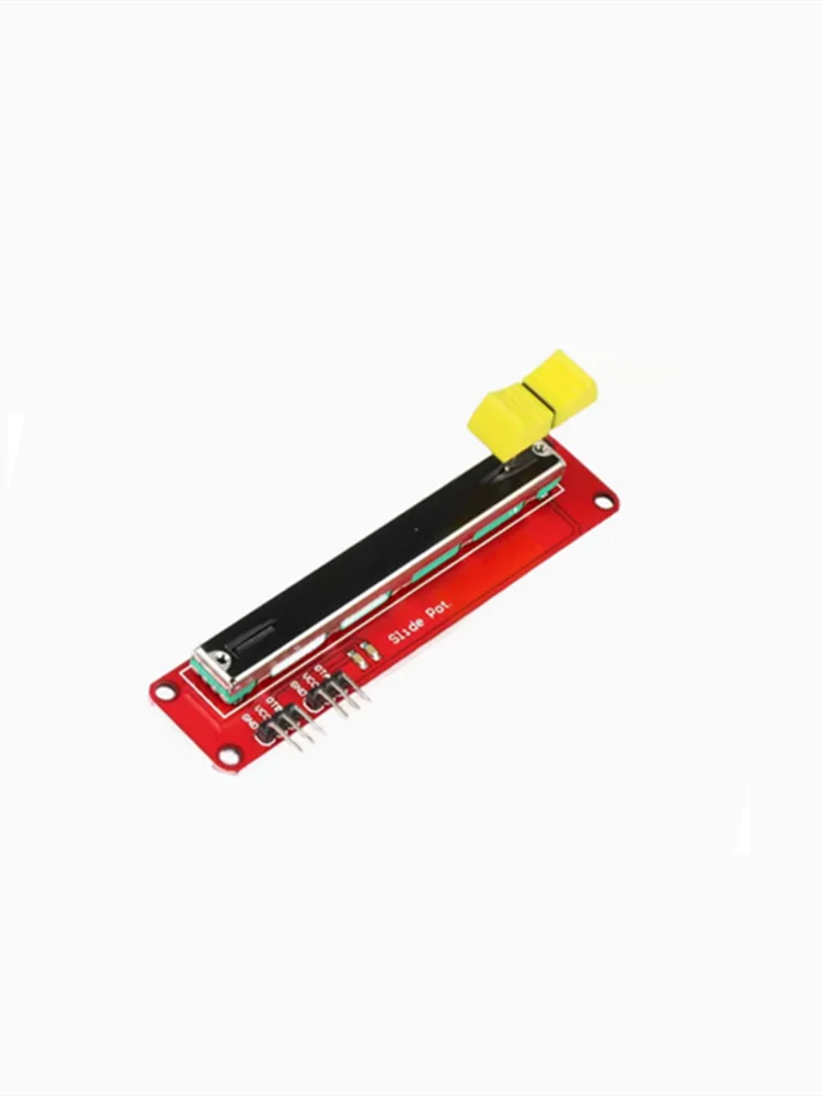 Potencjometr suwakowy Moduł liniowy 10K Podwójne wyjście dla bloku elektronicznego Arduino AVR — zdjęcie produktu 2
