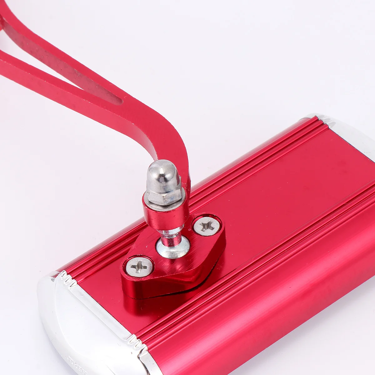 

1Pcs Mountain Bike Rearview Mirror Aluminum Alloy Handlebar Rotational Rearview Wide View Clear Glass Bicycle Accessories Red