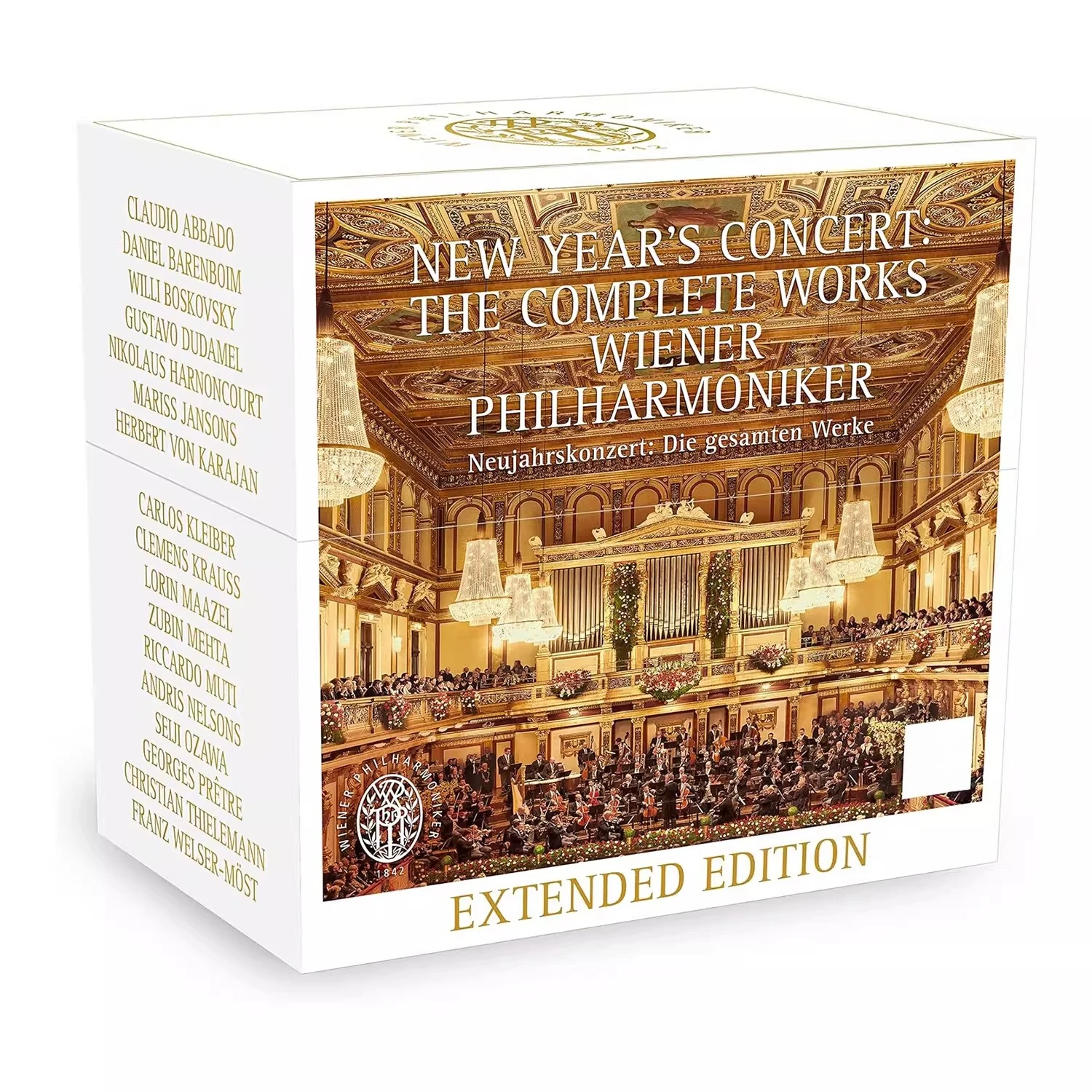 

Оригинальный импорт: Венский филармонический оркестр. Новогодний концерт 1941-2020. 26 CD-дисков.