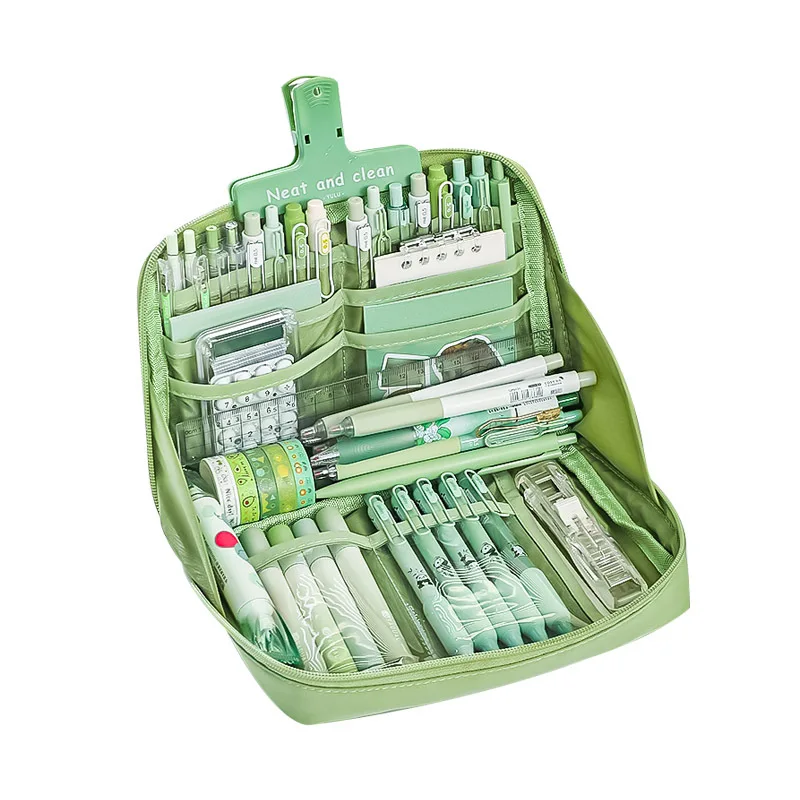 12 Layers Panda Large Capacity Pen Case High Appearance Stationery Box For Girls And Boys Stylish Functional Cute Pouch