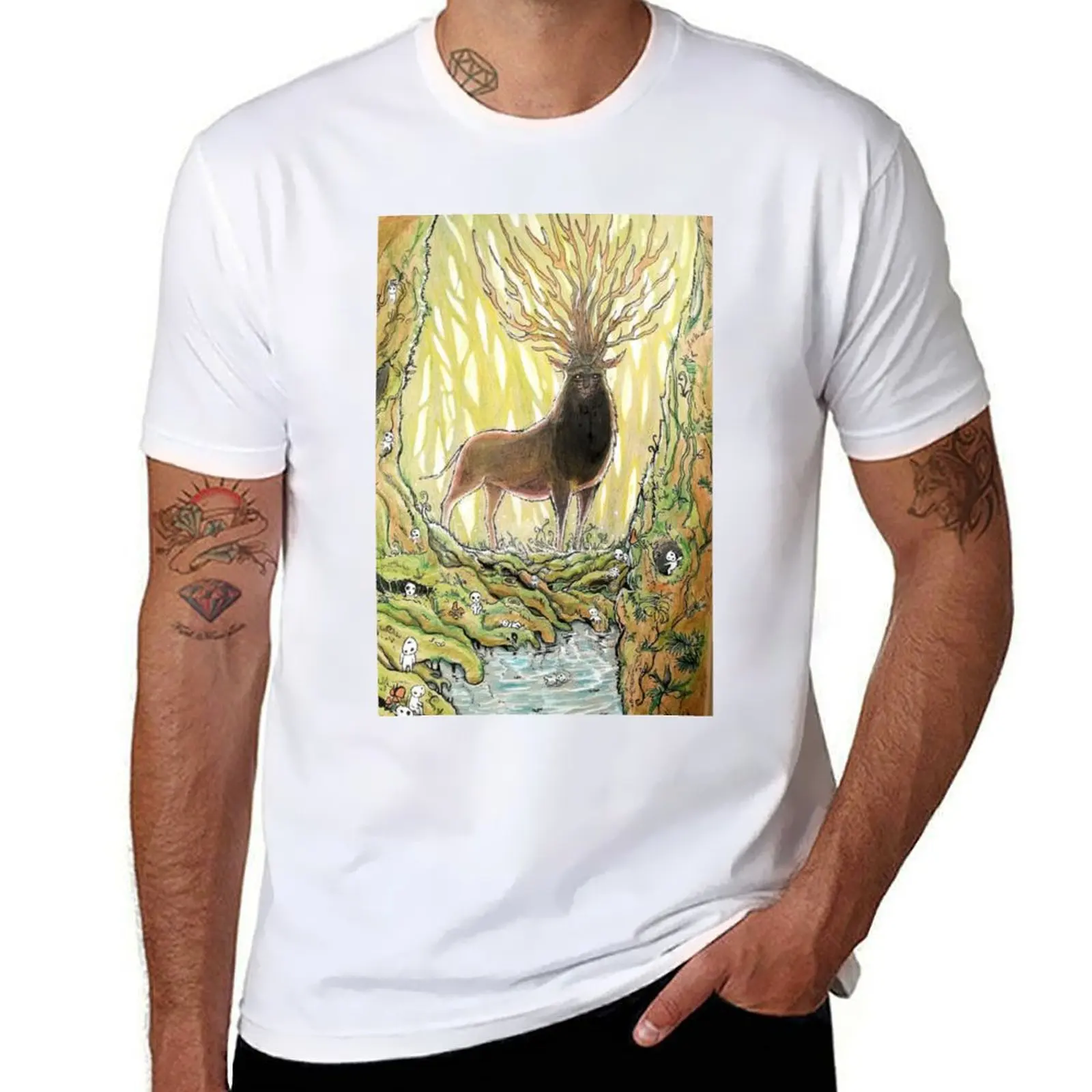 

The spirit of the forest T-Shirt cotton t shirt man cotton t shirt pack T-Shirt