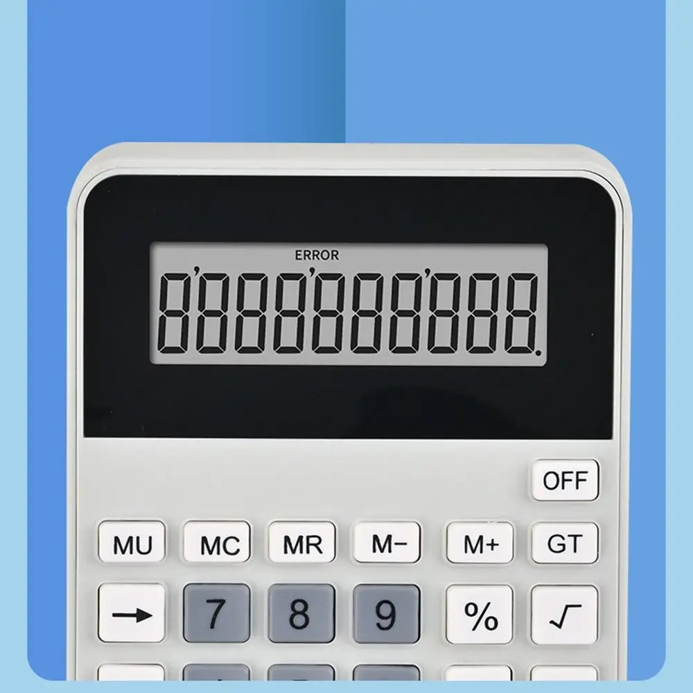 

Multifunctional 12 Digits Calculator Battery Powered Large Screen Display Business Calculator Portable Easy To Use