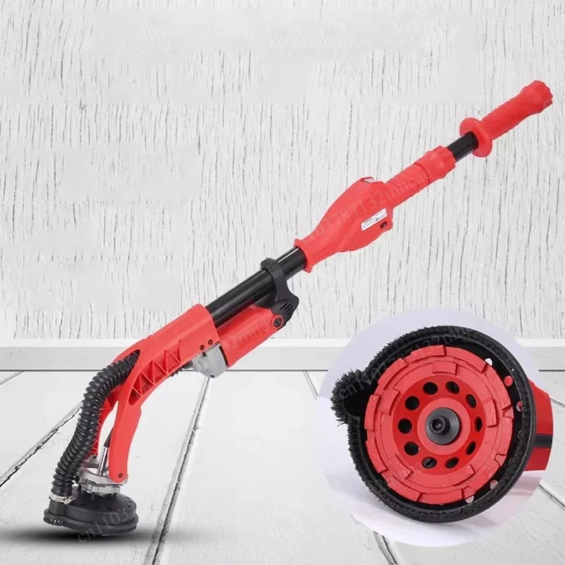 180° Flexible Shaft Concrete Joint Grinder 1010W Handheld Wall Sander Ceiling/Wall/Floor Rough Planer