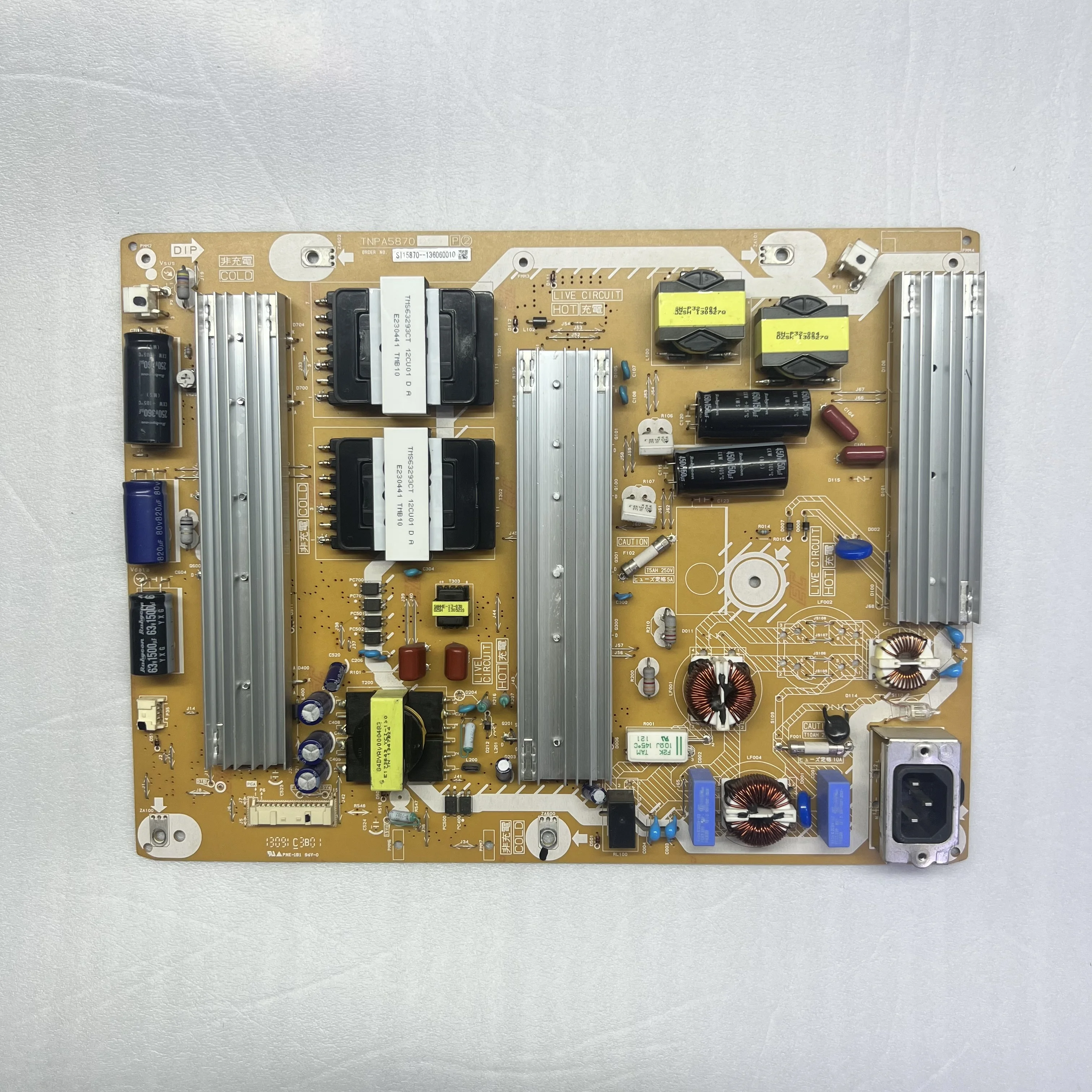 

For Original Panasonic Plasma TH-P55S60CD TH-P60S60C Power Board TNPA5870 P 3 2 P Board