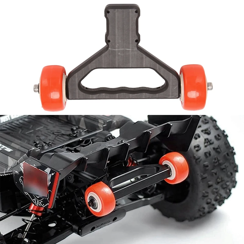 Double Wheel Wheelie Bar For 1/5 ARRMA KRATON 8S OUTCAST 8S Monster Truck RC Car Update Parts Accessories