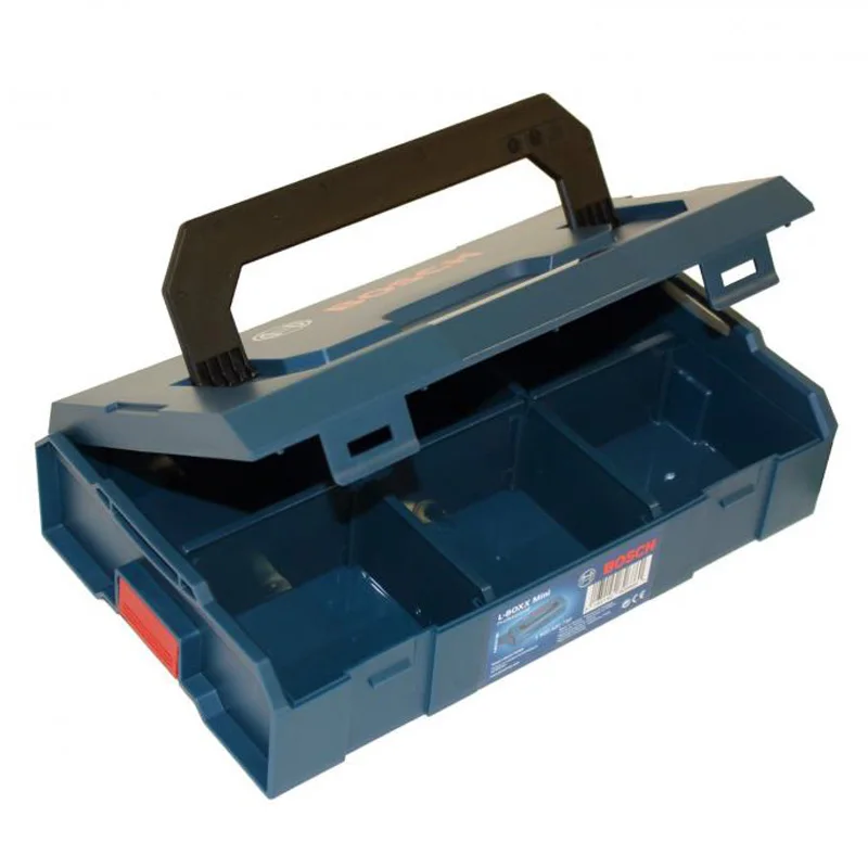 Imagem -06 - Bosch-l-boxx Caixa de Ferramentas Portátil Empilhável Estojo de Armazenamento Multi Funcional Mini Acessórios Bolsa Toolkit 153x256x62 mm