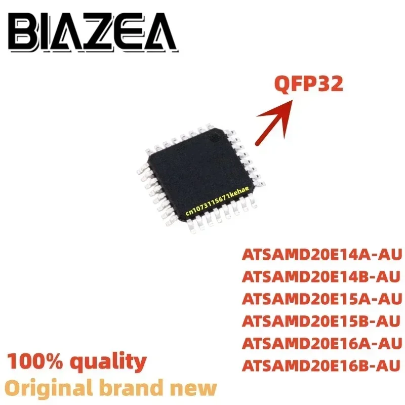 1piece ATSAMD20E14A-AU ATSAMD20E14B-AU ATSAMD20E15A-AU ATSAMD20E15B-AU ATSAMD20E16A-AU ATSAMD20E16B-AU QFP32 Chipset