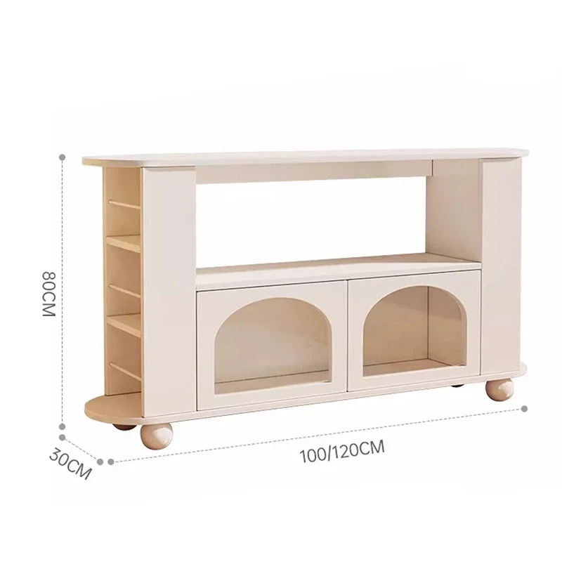 Cream Nordic Cabinets Living Room Display Luxury Sideboard Office Cabinets File Modern Woonkamer Kasten Vitrine Salon Meuble