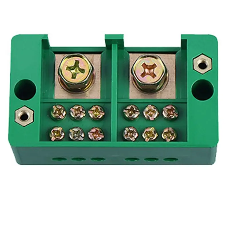 T23C 4X Single Phase 2-In 6 Outgoing Terminal Box Household Distribution Box Junction Box Terminal Block 220 V(6 Out)