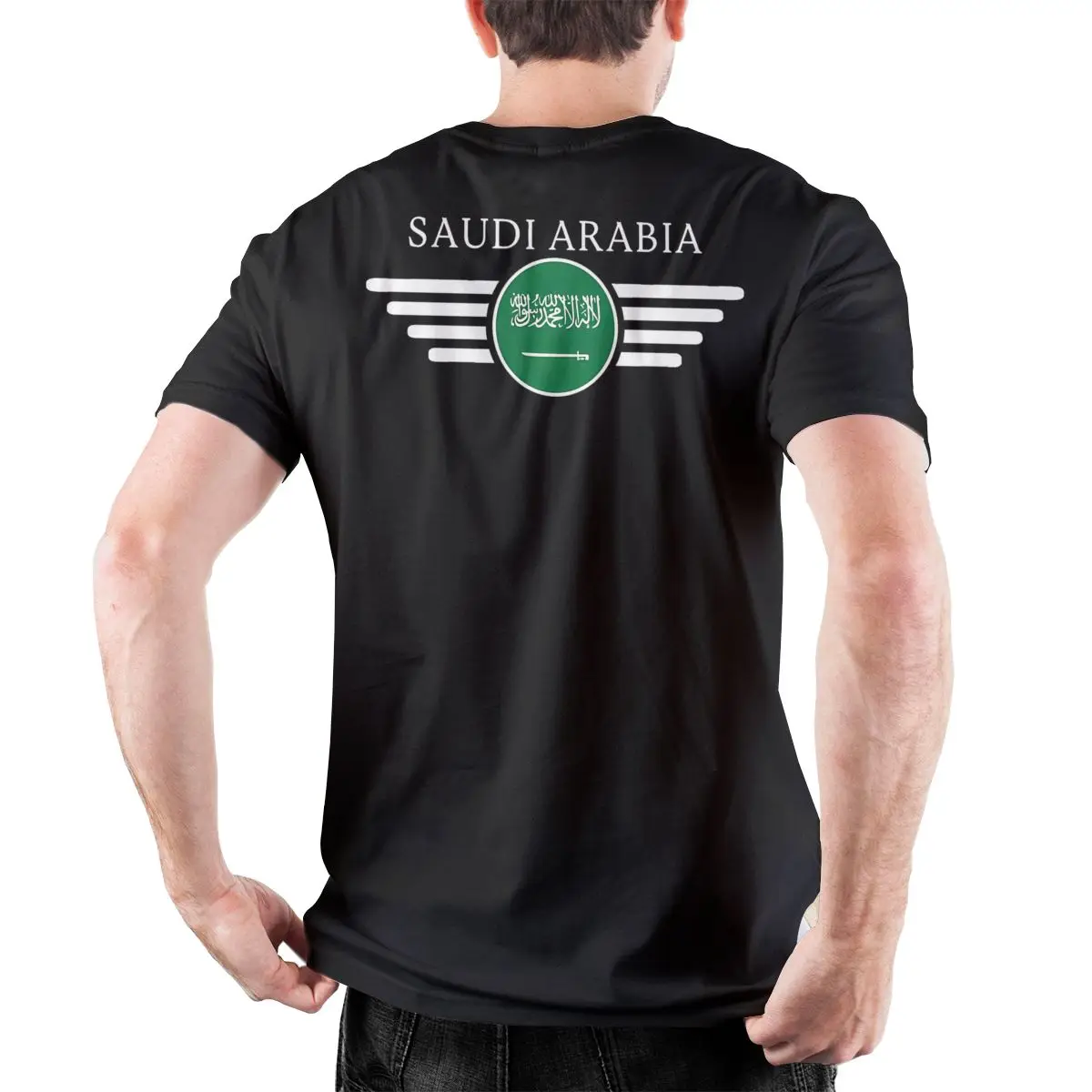 Kingdom of Saudi Arabia T Shirt Saudi National Day Men's Cotton T Shirts Summer O Neck Harajuku Tees Oversized Clothes