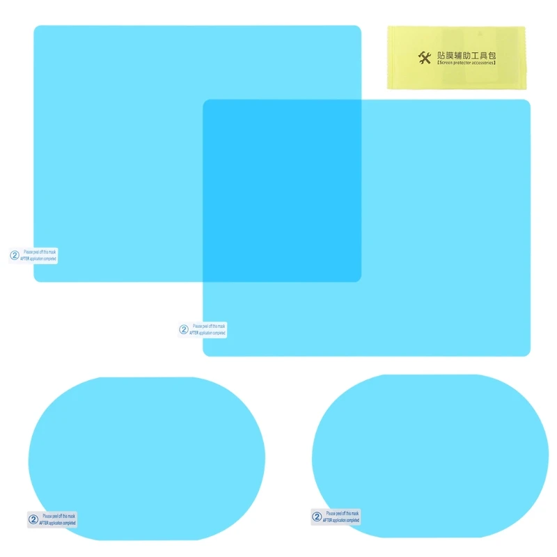 4 unidades para espelho retrovisor carro à prova chuva à prova d'água revestimento antiembaçante
