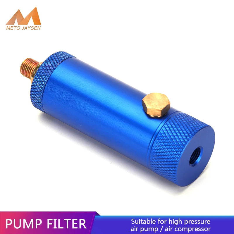 

Pump Filter with SAFETY VALVE 40Mpa 6000Psi M10x1 Thread Water-Oil Separator Air Filtering PCP Air Pumps Parts & Accessories