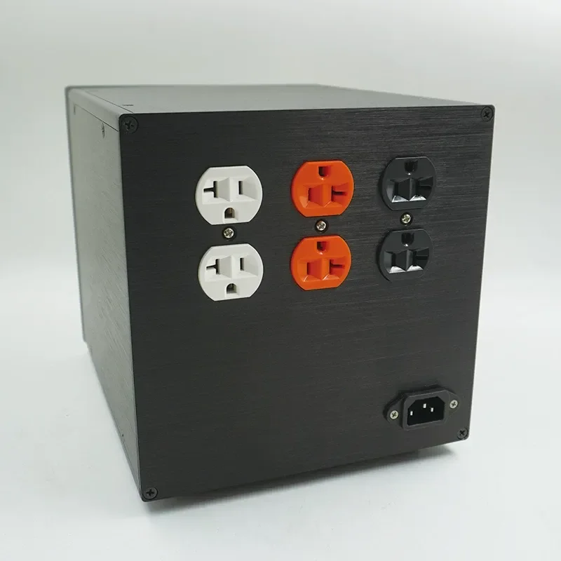 For 260 All Aluminum Multi Purpose Isolated Power Box Transformer Chassis Shell American Standard Socket Power Amplifier