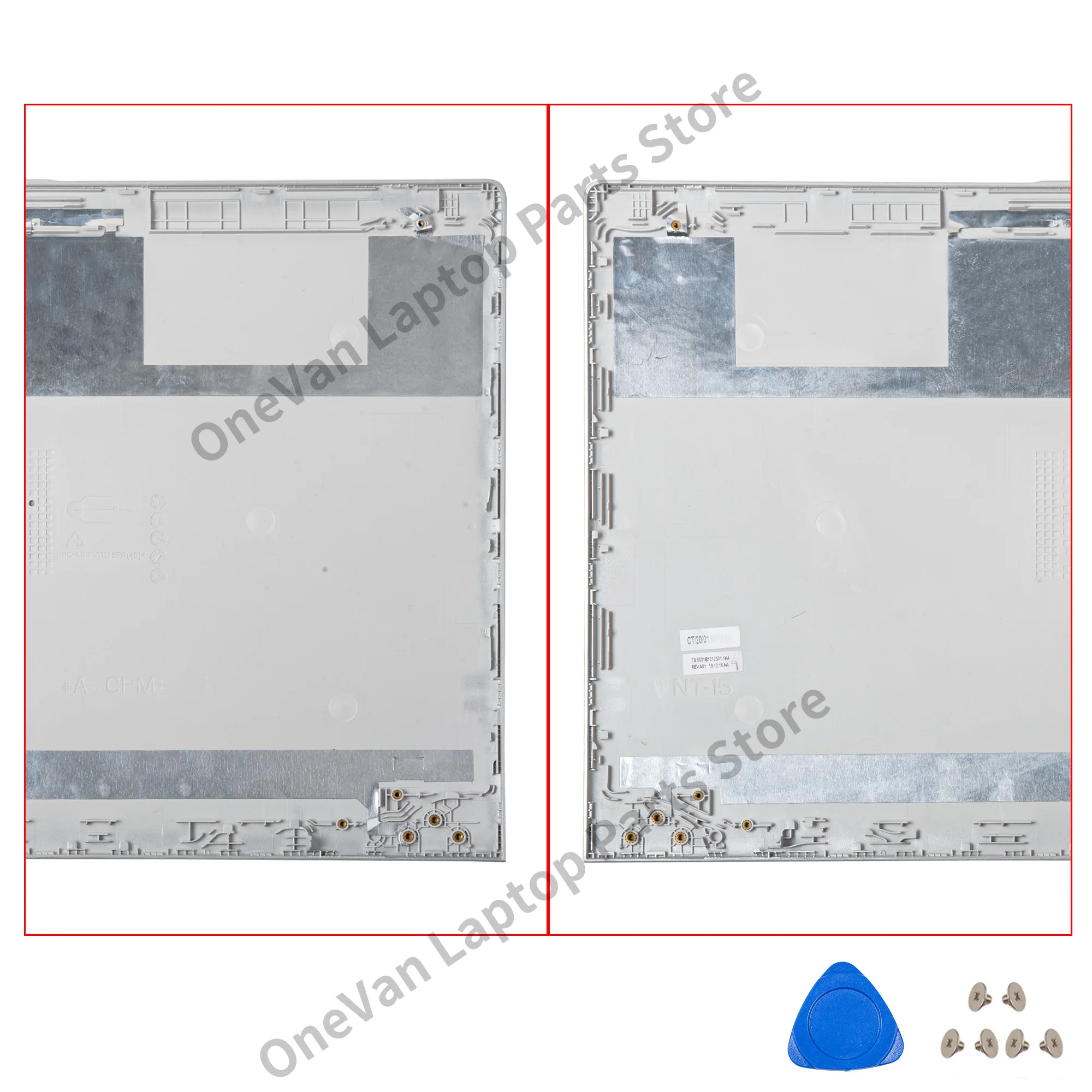 

New For Probook 650 655 G4 G5 Laptop Lcd Back Cover/Front Bezel/Palmrest/Bottom Case/Hinge Cover/Cover No Touch Silver