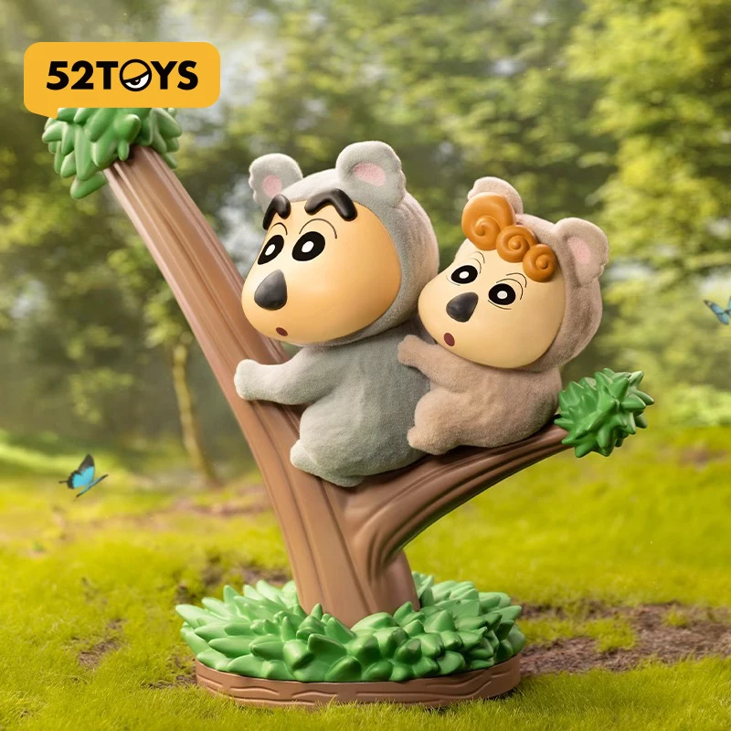 52TOYS Crayon Shin-chan Limited Edition- Koala Brother and Sister Series Anime Action Figure Guess Bag Ornament Figurines Home