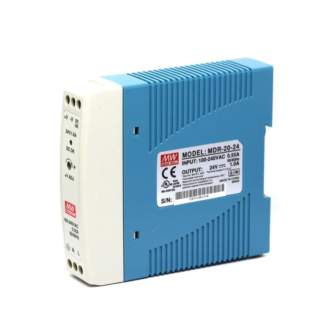 

MDR-20-24 power supply switch