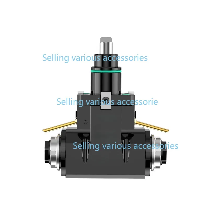 BMT Series 12 Station 0-90° Dual Output Live Tool Holder For CNC Turn-Mill Turret Lathe Power Tool Holder