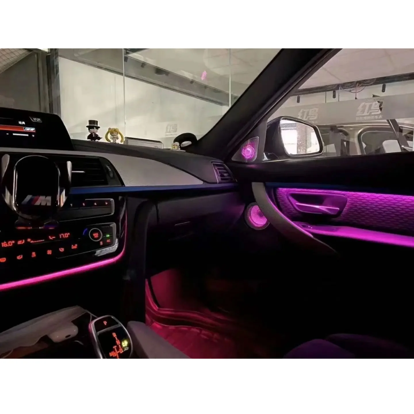 

Автомобильная внутренняя атмосферная подсветка для 3/4 серии F30-F36, 12В 30Вт, освещение салона автомобиля