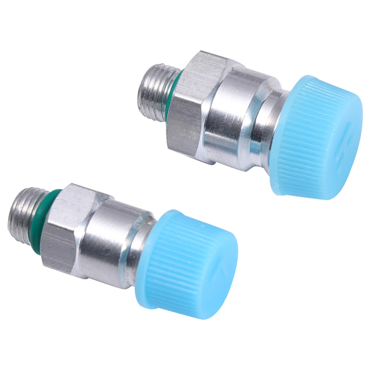 

2 Pcs Air Hose Fillingvalver134acoolingpipevalverefrigerantvalve Car Bling Accessories Auto Quick Coupler