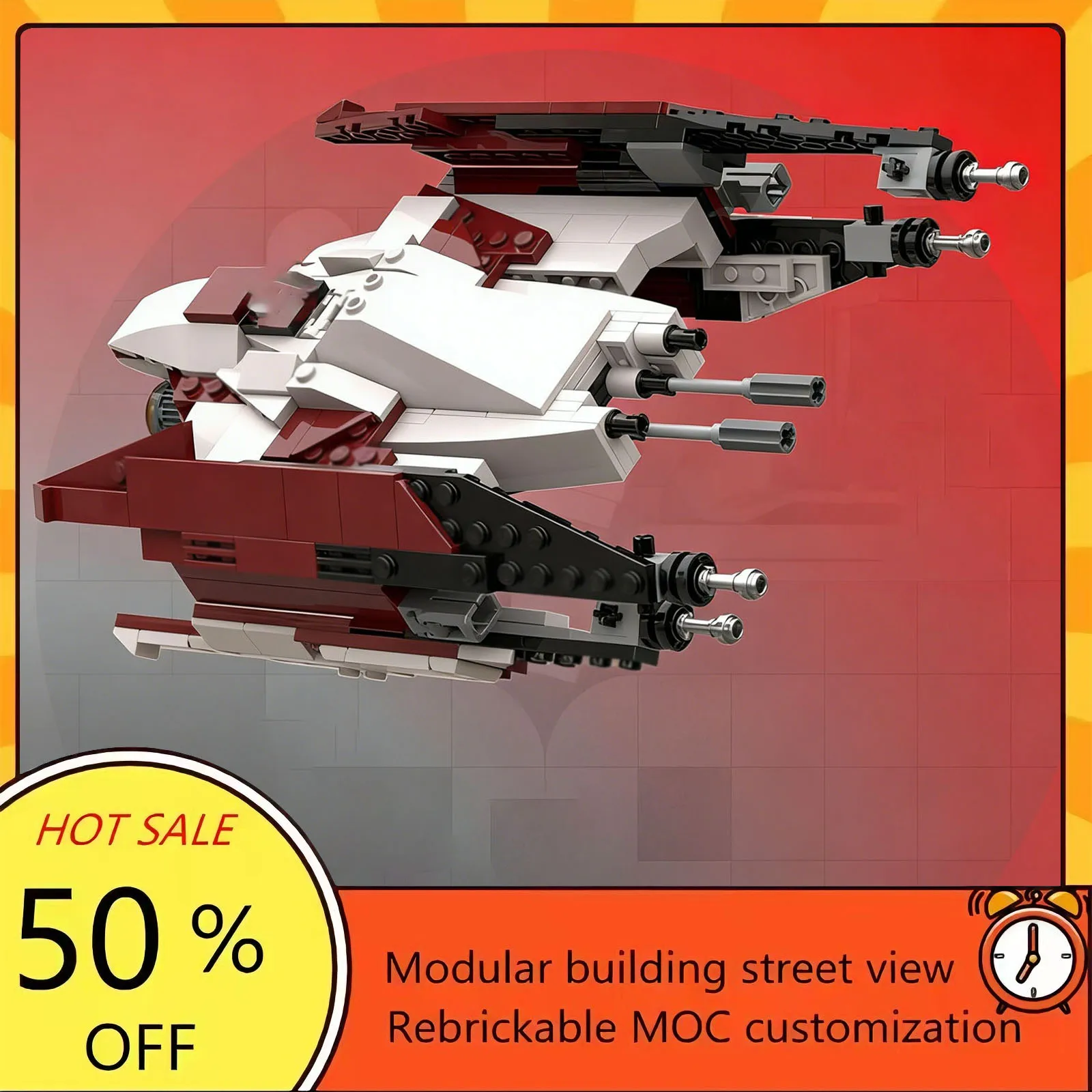 

Набор для сборки космического корабля из 396 деталей, популярная модель по мотивам фильма «Звездные войны», модульный конструктор, технологичный подарок, игрушка для детей на праздники